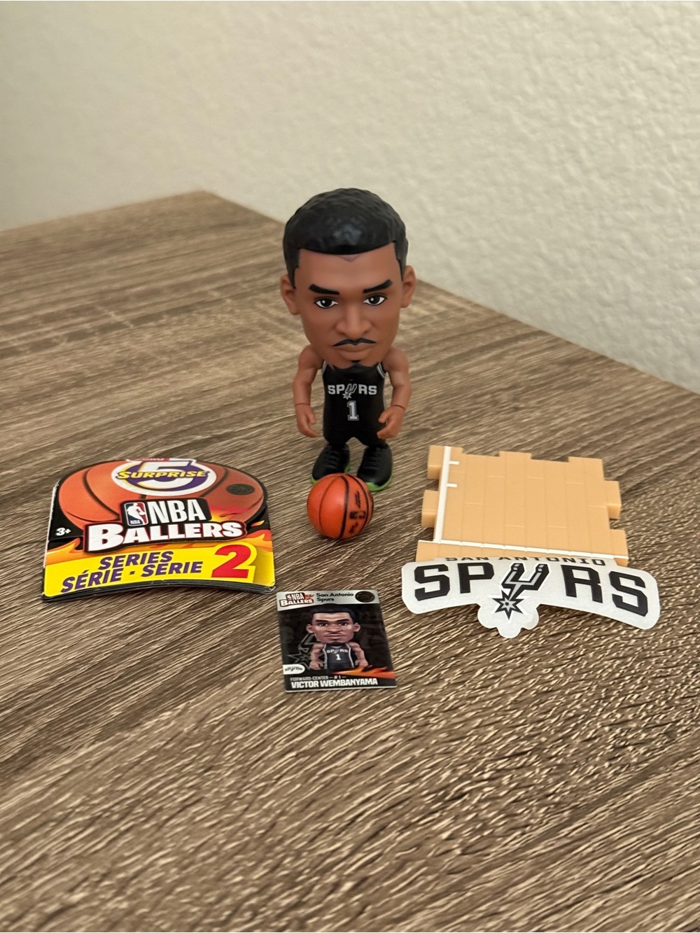 Victor Wembanyama #1 Black Jersey NBA Ballers Series 2